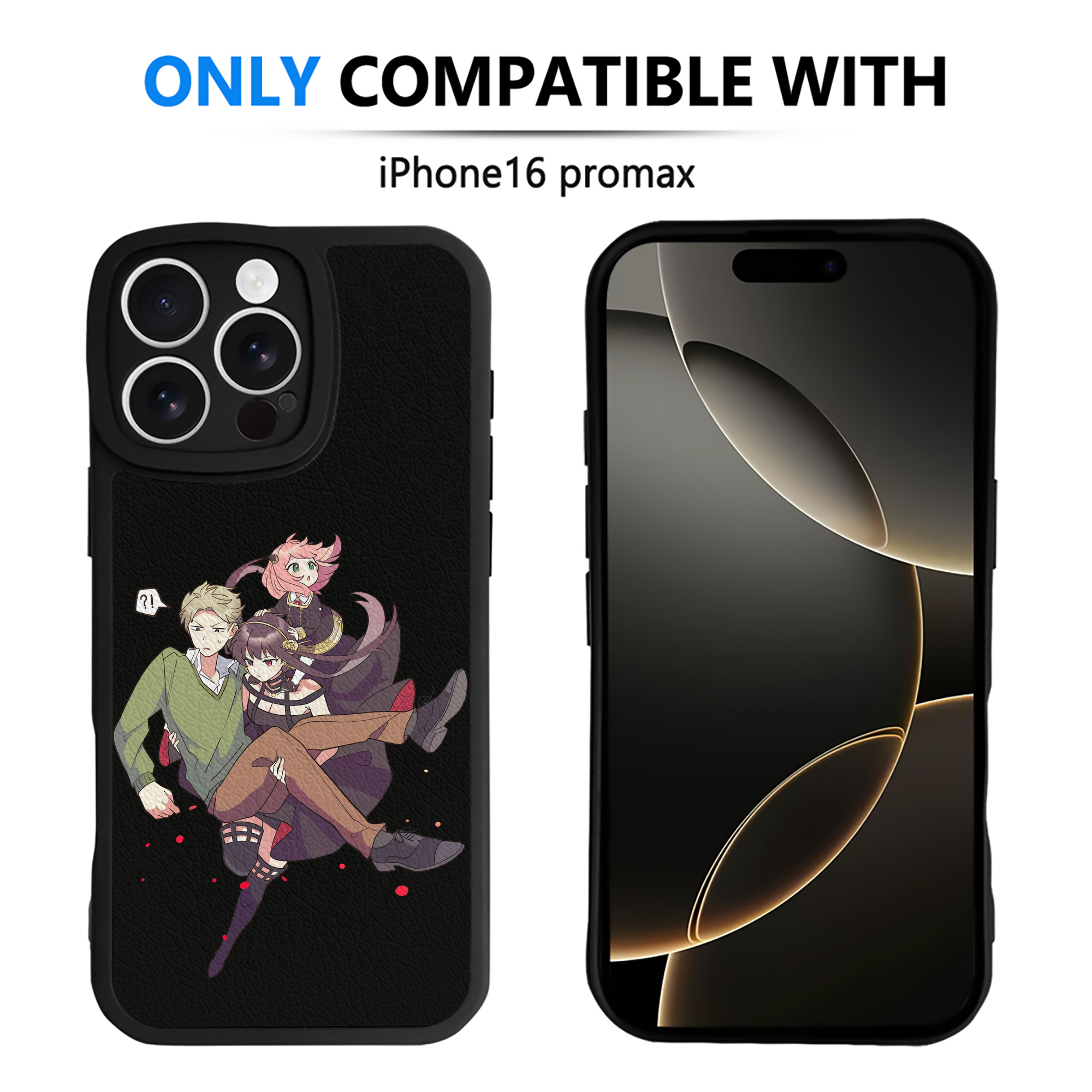 （画像用） SPY×FAMILY间谍家家酒 【iPhone 16シリーズ対応】シリコンスマホケース（レザー調） 材質：シリコン